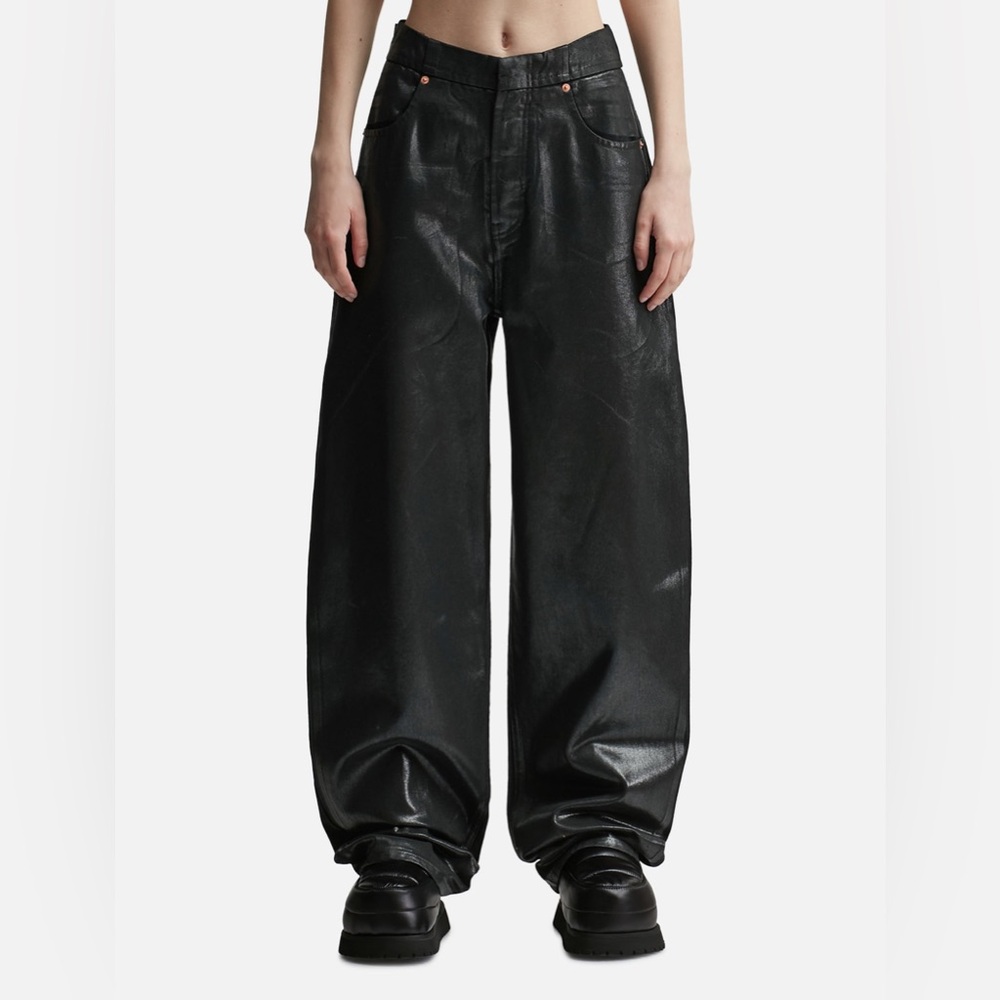 MM6 Maison Martin Margiela Black Wide Leg Jeans